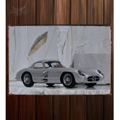 Металлическая табличка Mercedes-Benz 300SLR Uhlenhaut Coupe (W196S)